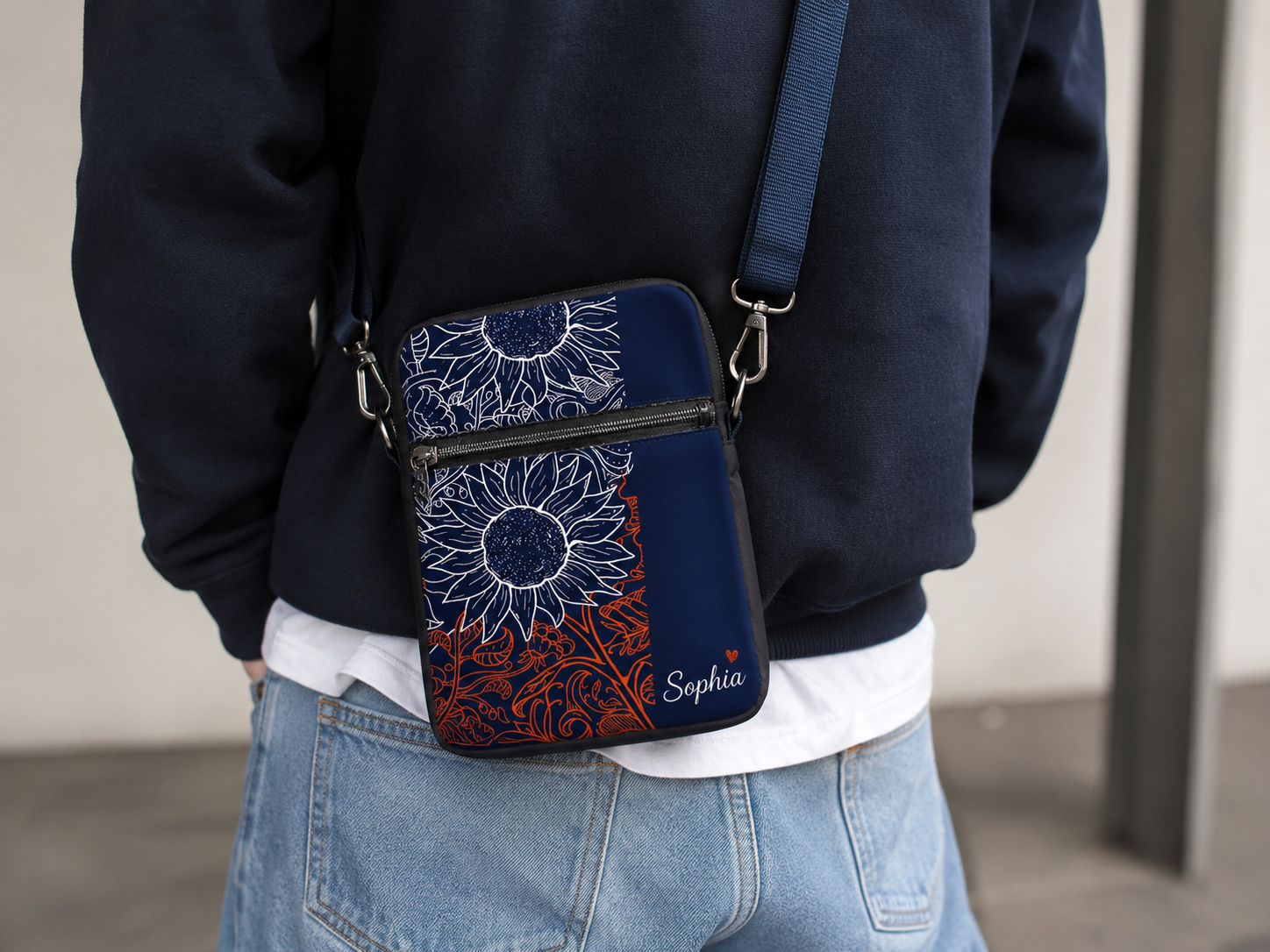 Personalized Unisex Cross Sling Bag - Image 3